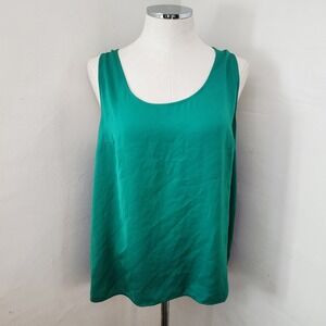 Mossimo‎ Green Blue Colorblock Tank Top Women's XXL